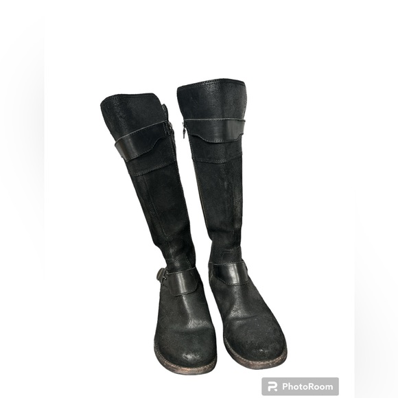 UGG Tall Black Boots Dayle Rider - Picture 2 of 11